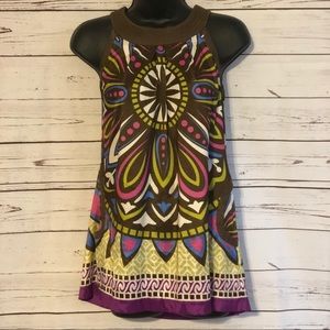 Halter top in colorful print POCKETS Nicole MILLER